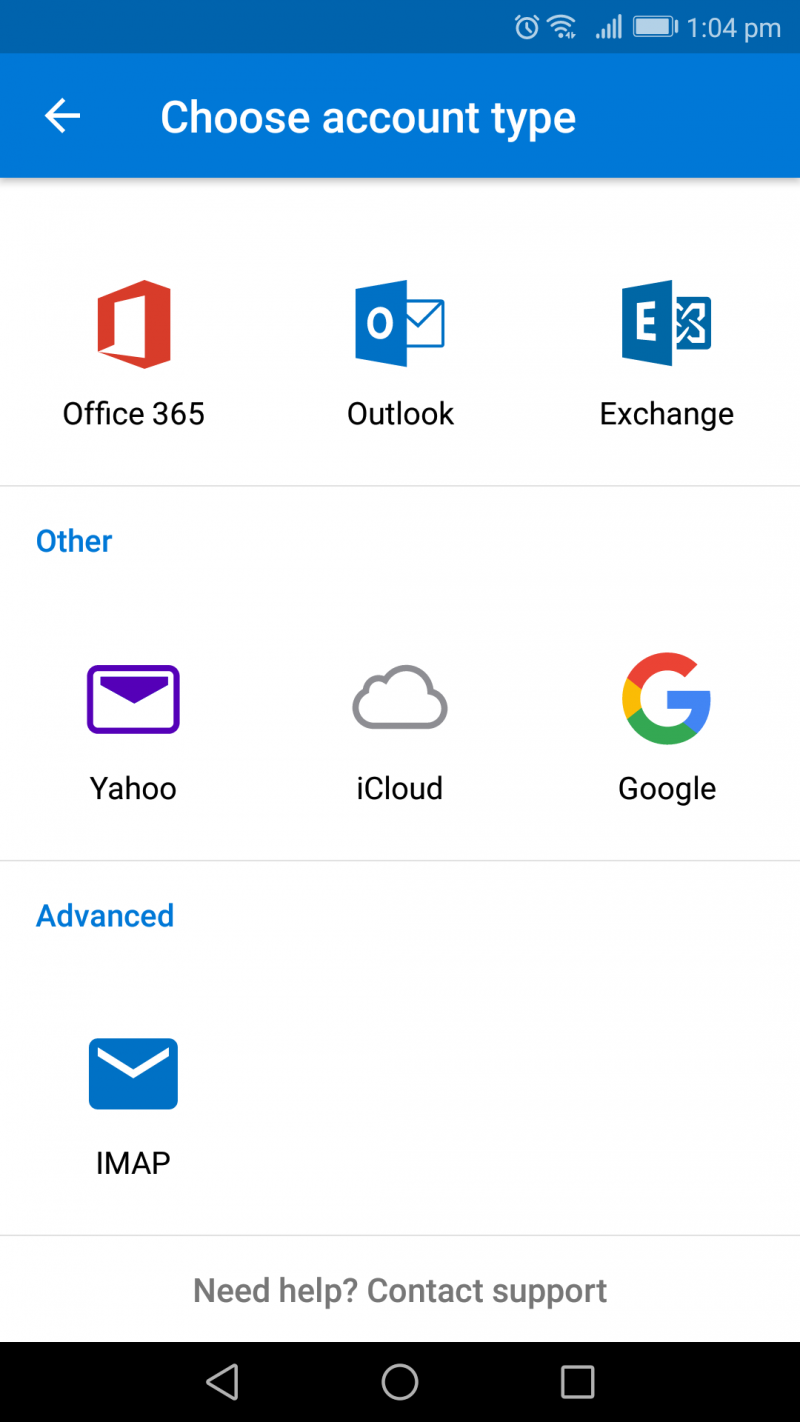 can you have two email accounts in outlook android