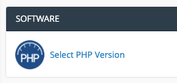 cPanel's Select PHP Version Module to change php version, directives and extensions