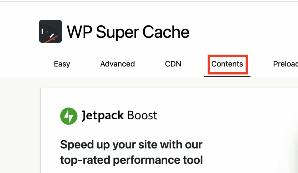 setup WP Super Cache