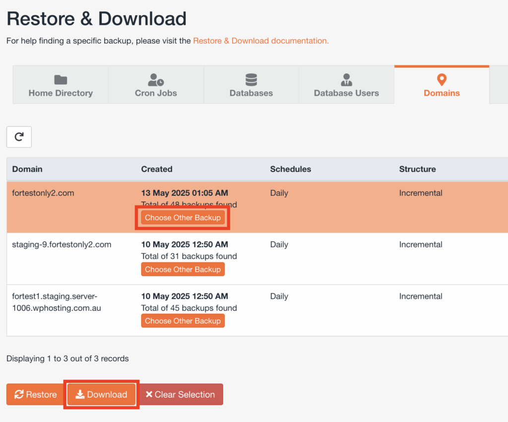 backup DNS zone with JetBackup